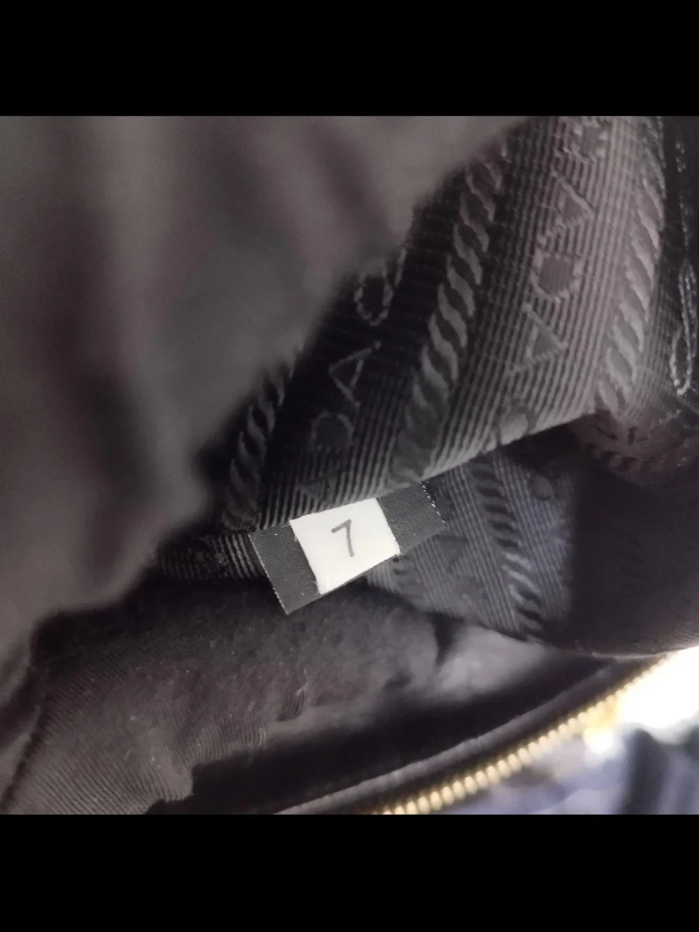 Prada Black Nylon Tote with Leather Accents
